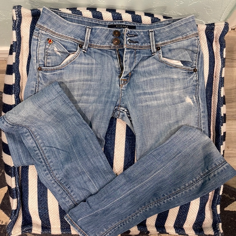 Size 28 Hudson Jeans - two button fly